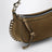 Borsa a spalla Oskan Moon in suede taupe