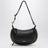 Oskan Moon Black Leather Shoulder Bag