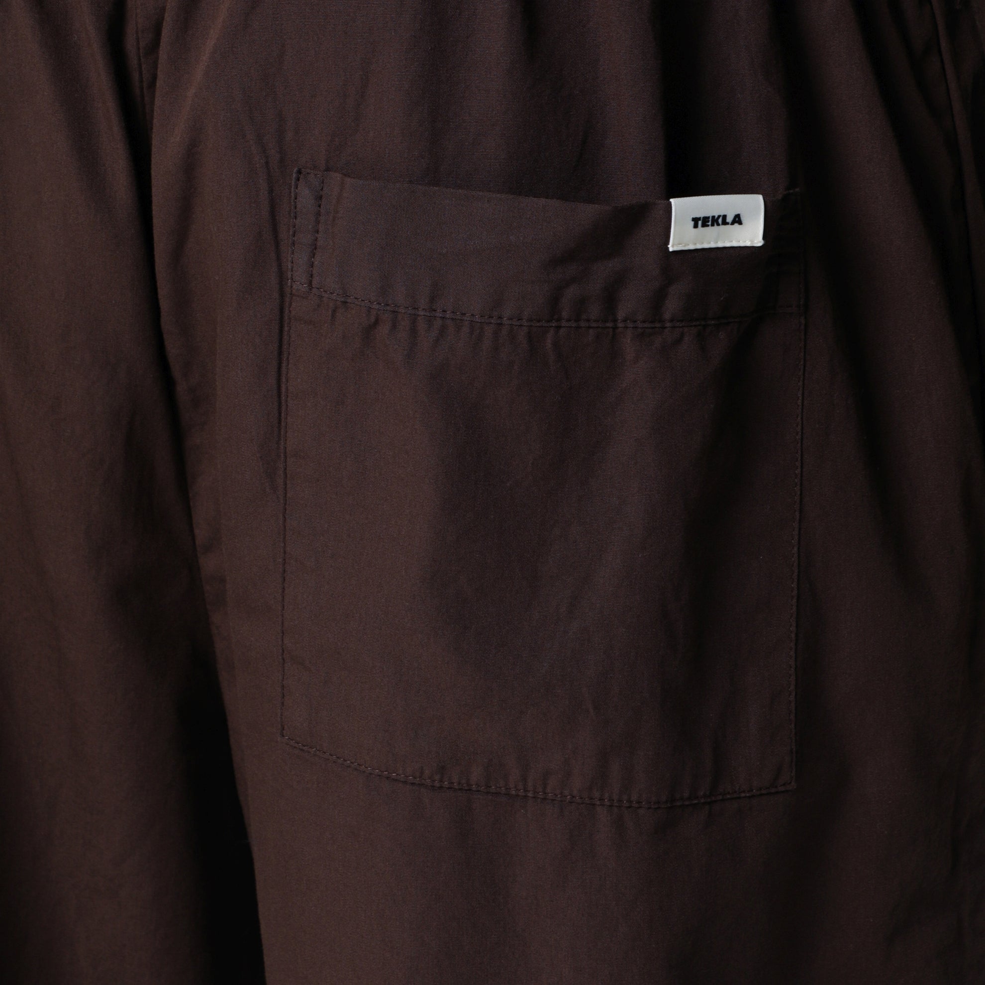 Braune Pyjamahose aus Baumwolle