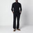 Navy blue Mindset trousers in wool flannel