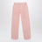 Pantalon rose en velours côtelé