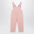 Rosa Latzhose aus Cord