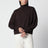 Nasha Chocolate Cotton-Wool Turtleneck