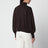 Nasha Chocolate Cotton-Wool Turtleneck