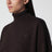 Nasha Chocolate Cotton-Wool Turtleneck