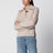 Pull beige en laine et cachemire