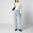Écru wool-blend sweater