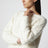 Écru wool-blend sweater