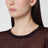 Pull en cupro noir et rouge Cenaya
