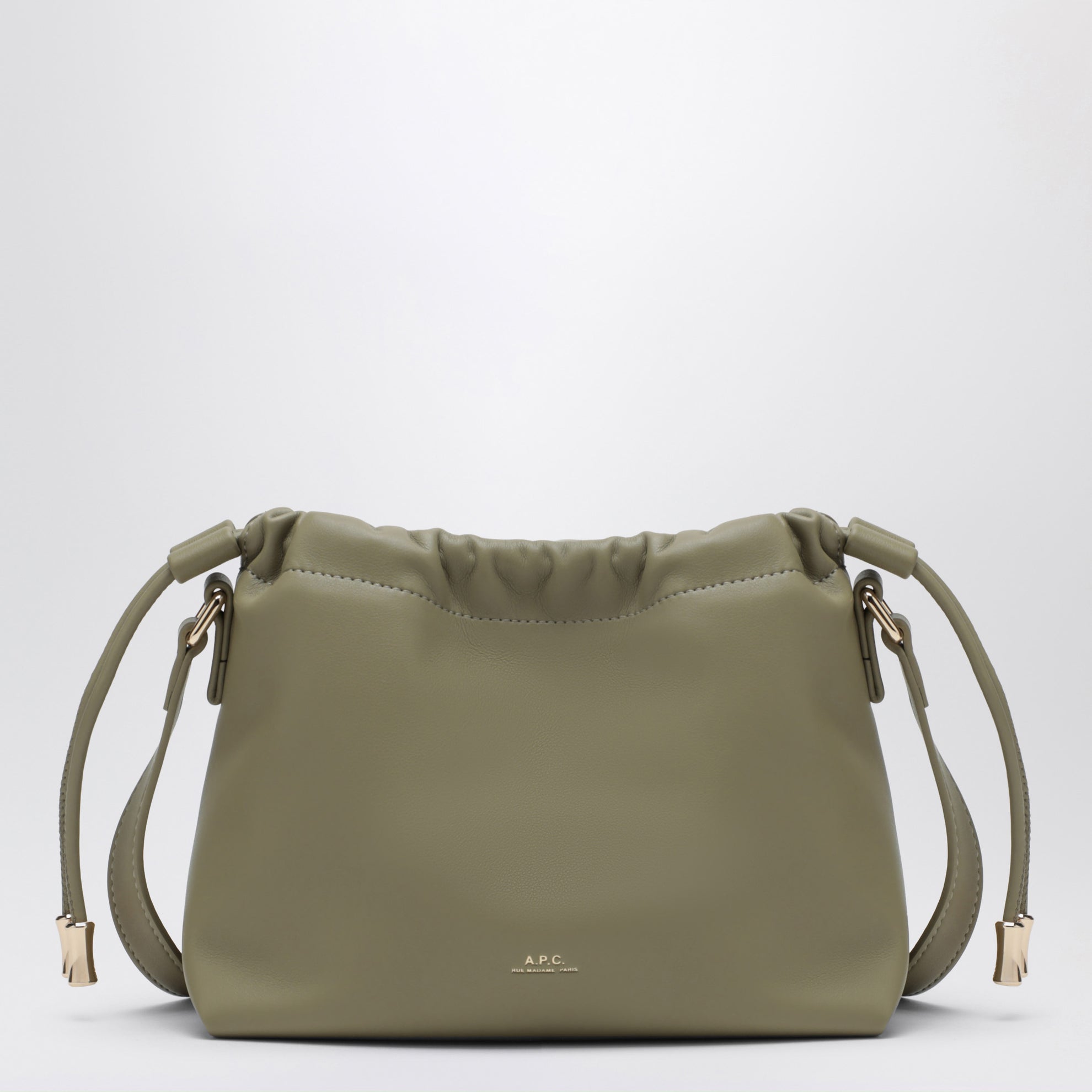 Borsa Ninon Mini Clay Green effetto pelle riciclata