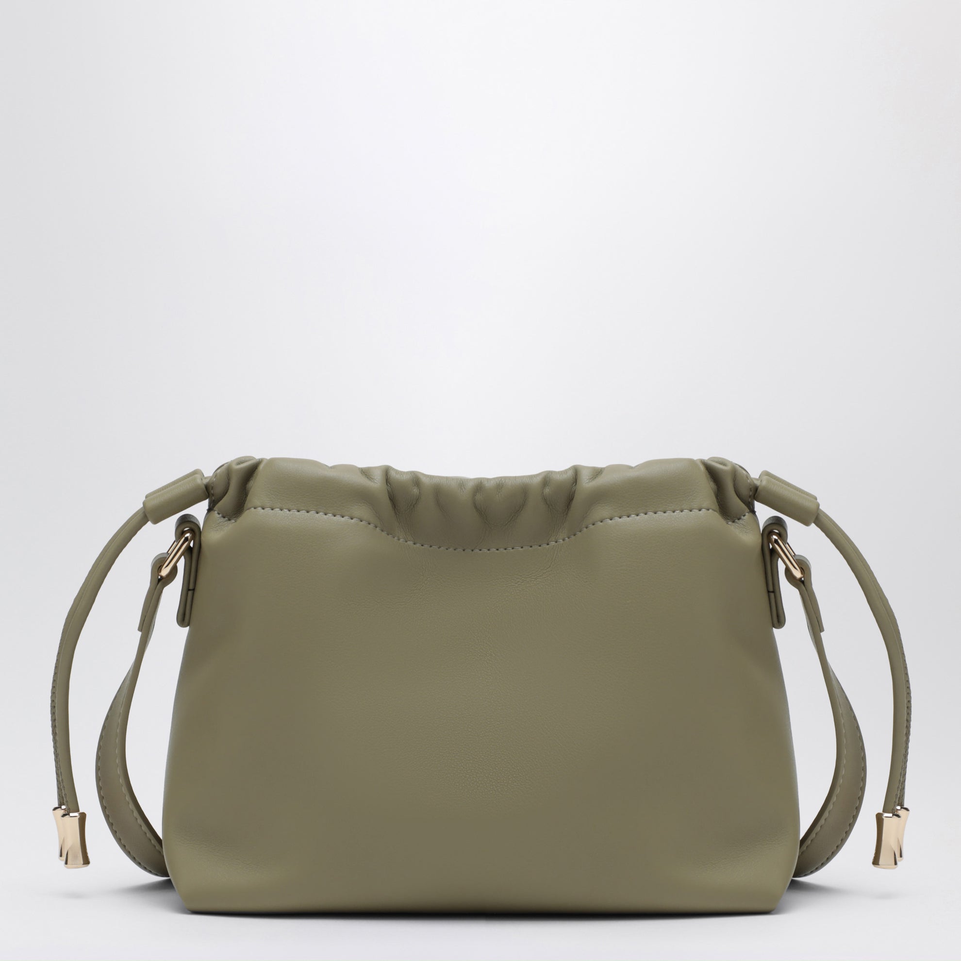 Borsa Ninon Mini Clay Green effetto pelle riciclata
