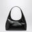 Sac bandoulière Baby Ninon noir effet cuir
