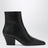 Stiefeletten Jane 60 aus schwarzem Kalbsleder