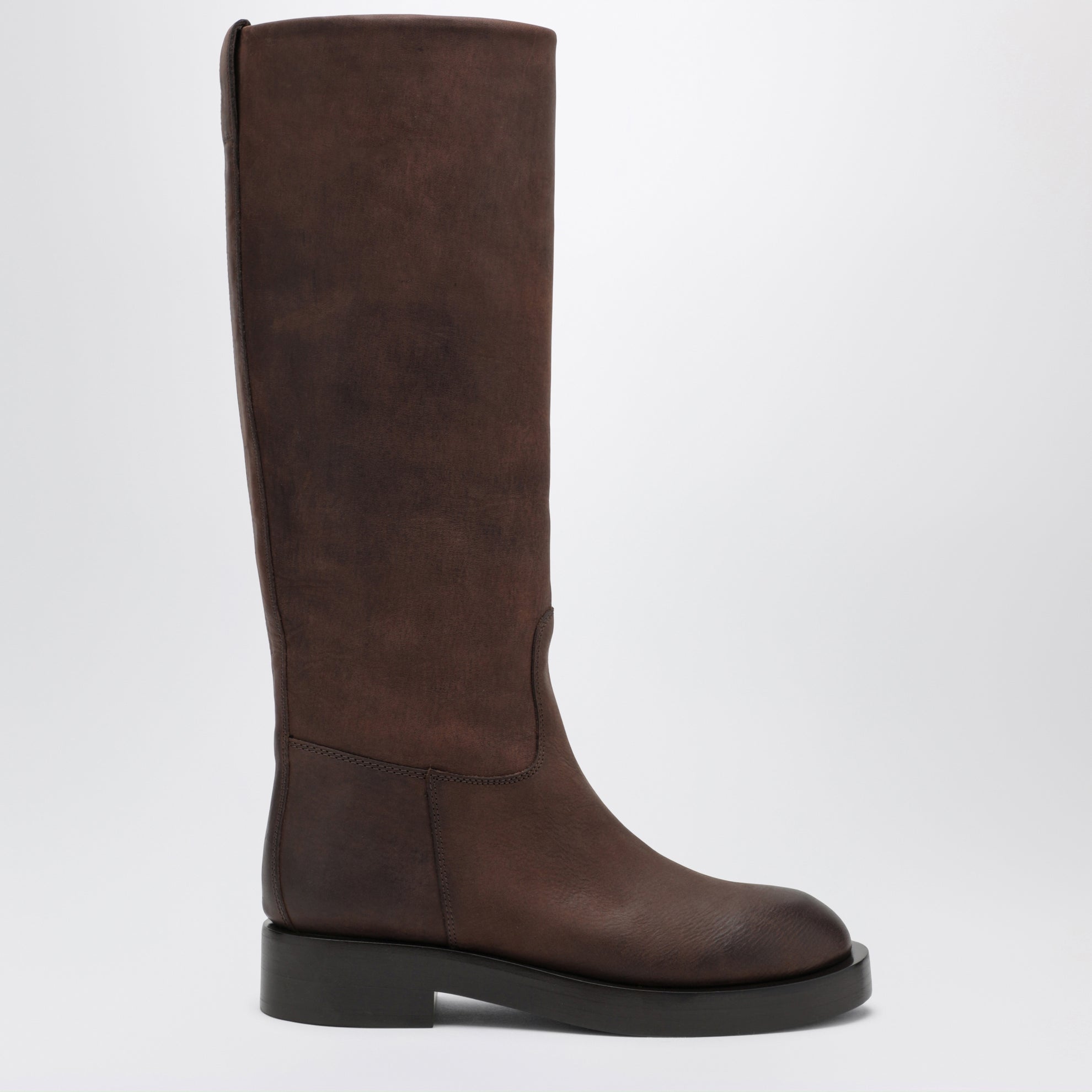 Stivale Napa in pelle marrone ebano