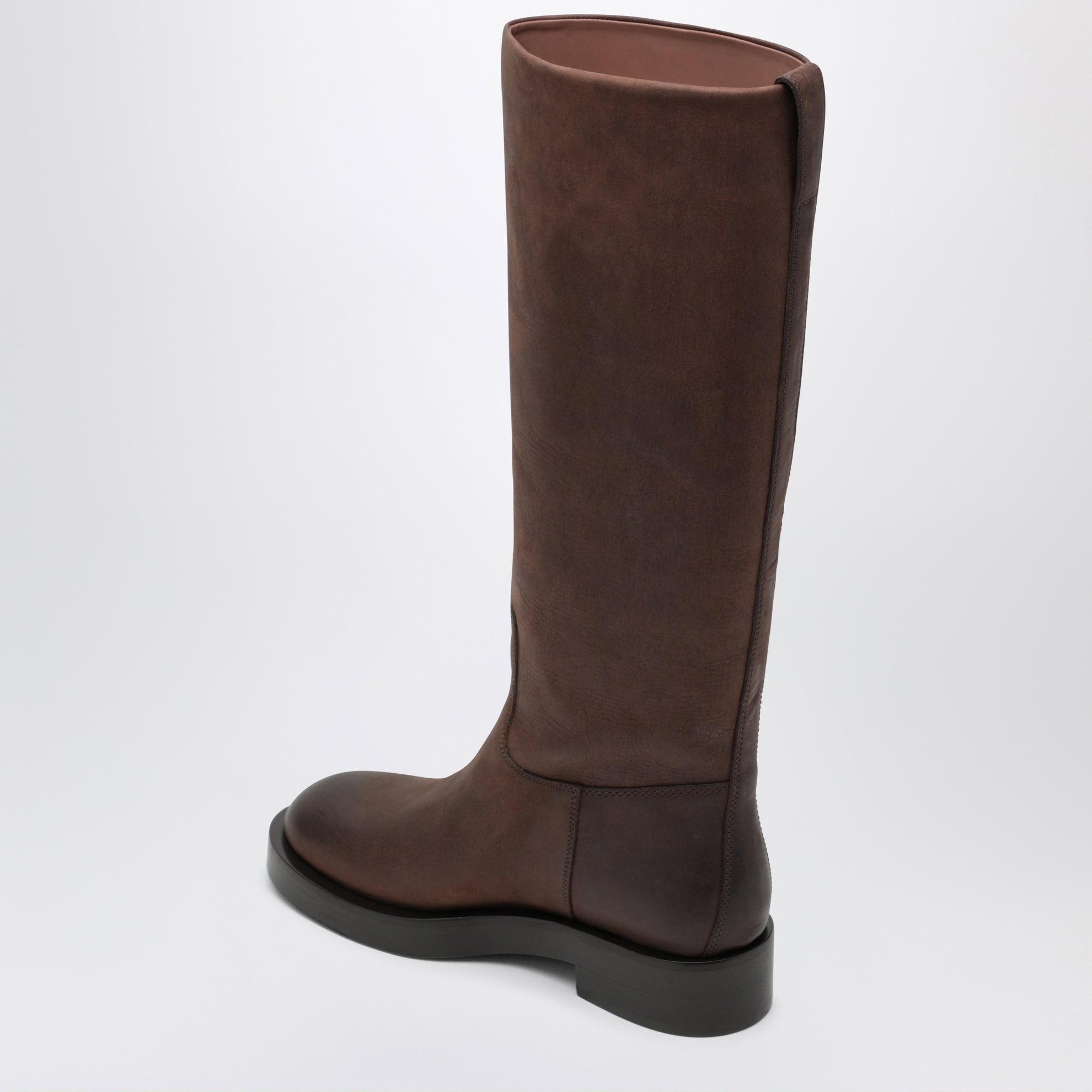 Stivale Napa in pelle marrone ebano