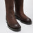 Stivale Napa in pelle marrone ebano
