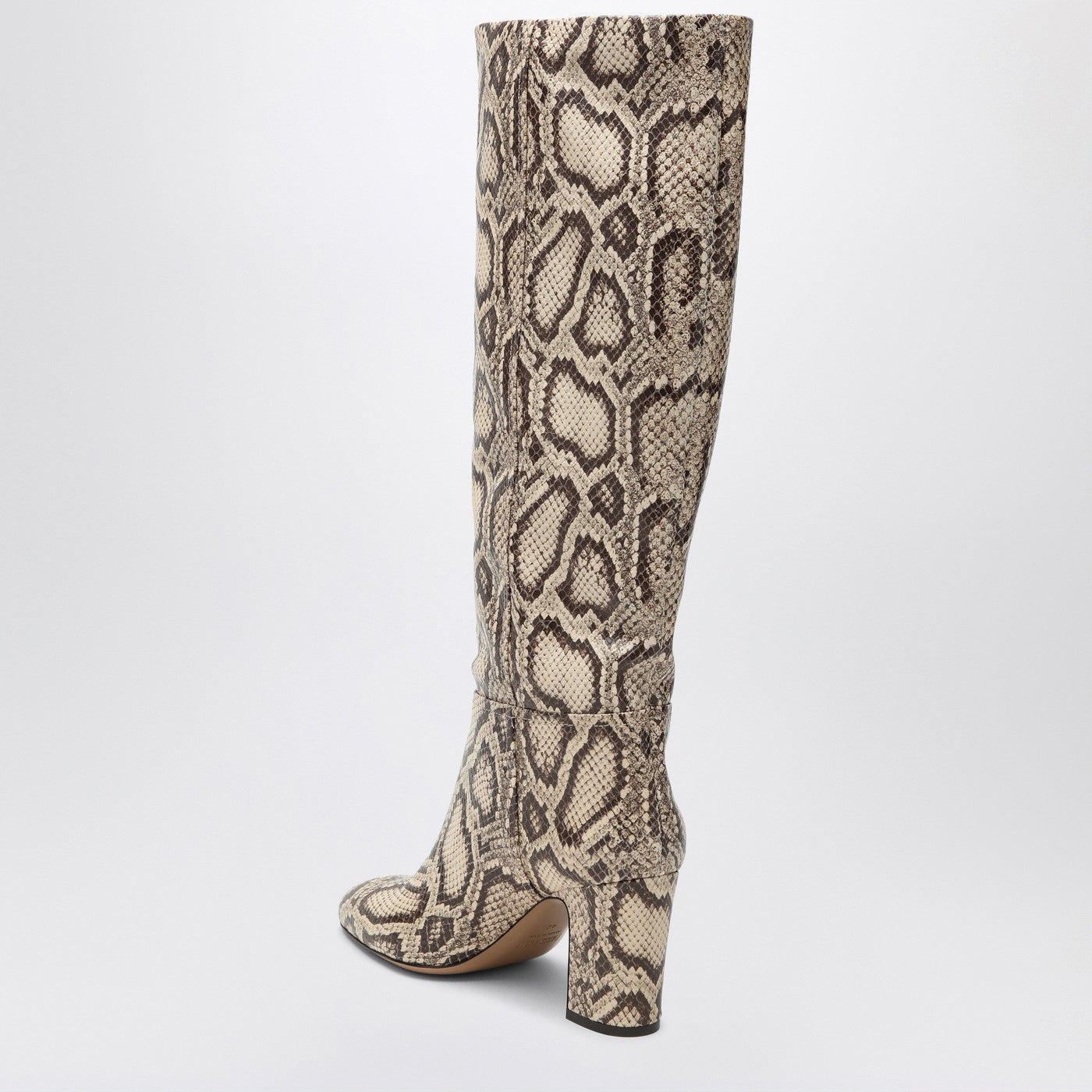 Lavinia boots in python-printed leather