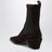 Bettina Stiefel aus Veloursleder in Schokoladenbraun