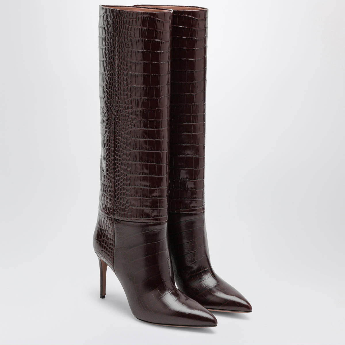 Stivale Stiletto Boot 85 rosso in pelle