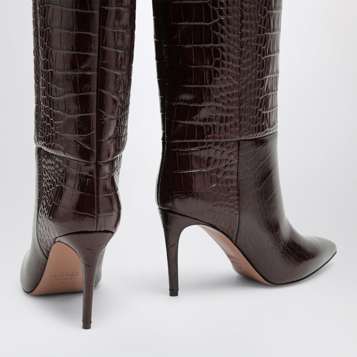 Stivale Stiletto Boot 85 rosso in pelle
