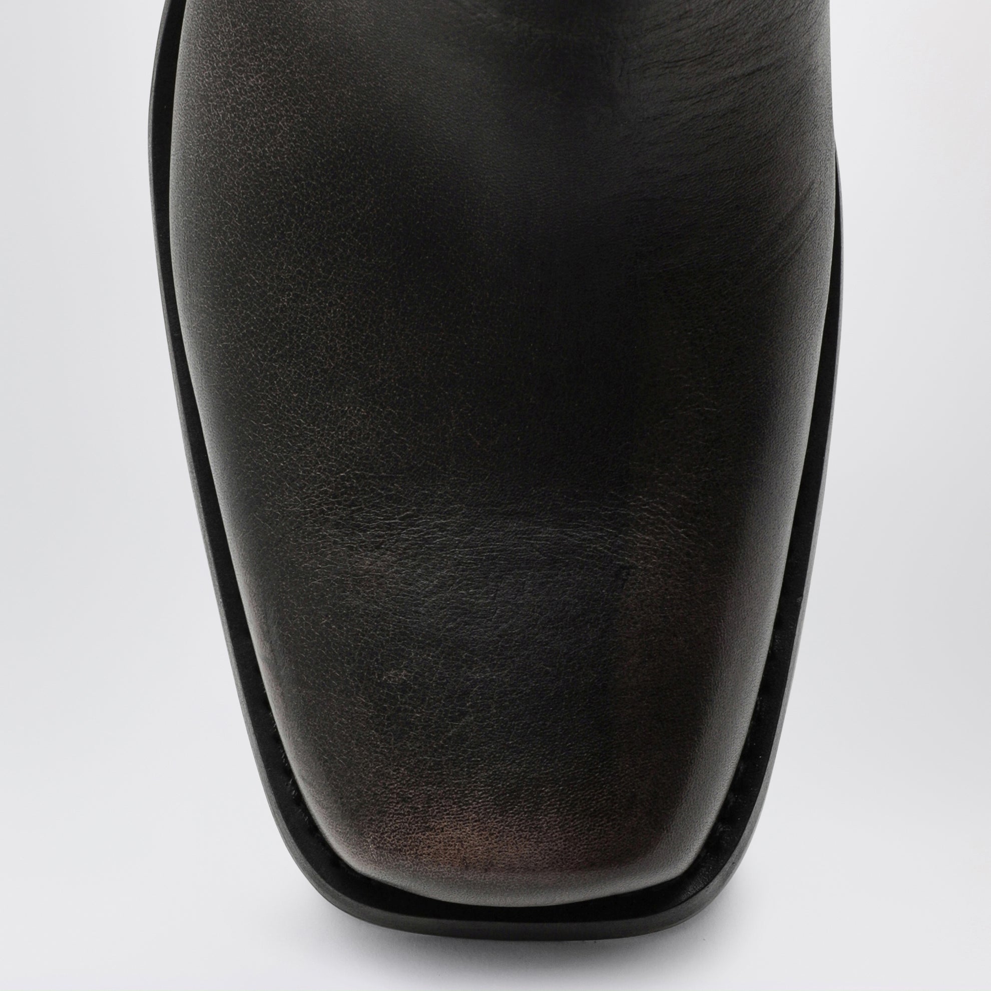 Stivale Roxy nero in pelle spazzolata