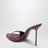 Mules Lidia en cuir verni amarena