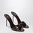 Mule Lidia in pelle verniciata ebano