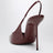 Lidia slingback pumps in cherry patent leather