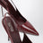Lidia slingback pumps in cherry patent leather