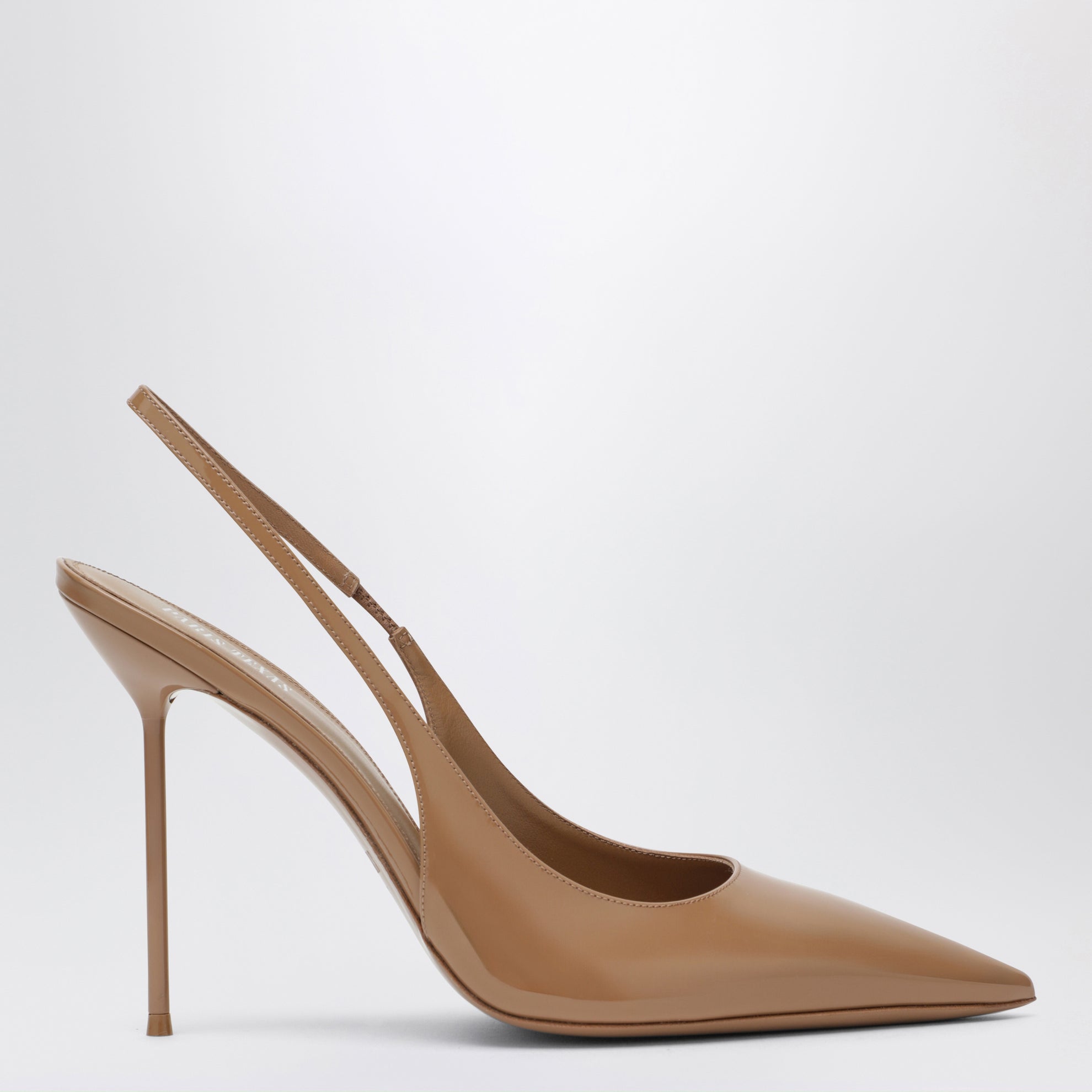 Slingback Lidia in vernice beige