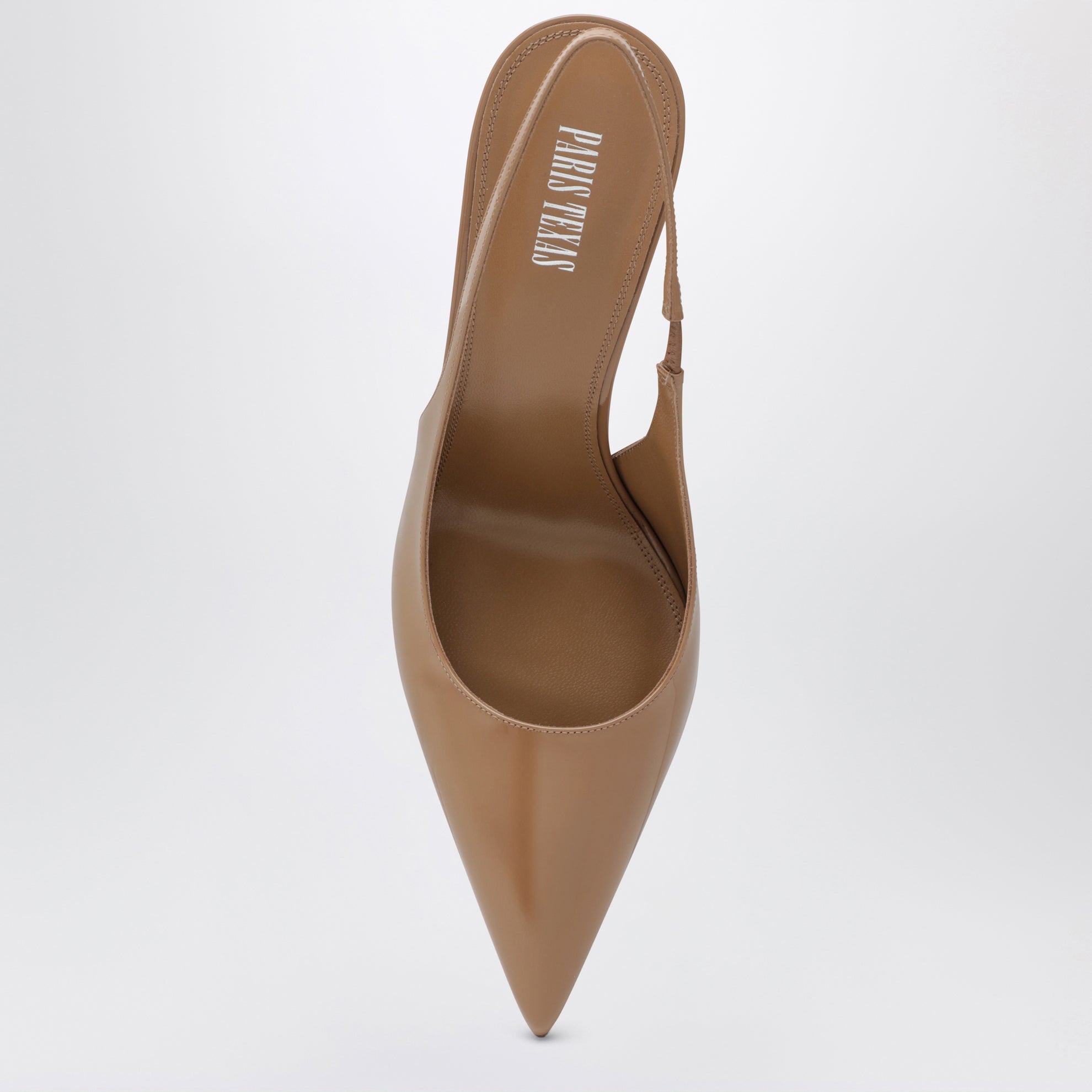 Slingback Lidia in vernice beige