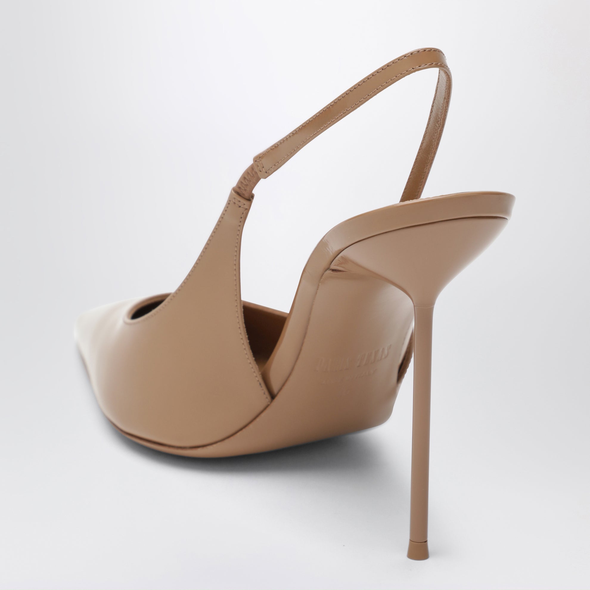 Slingback Lidia in vernice beige