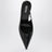Slingback Lidia in vernice nera