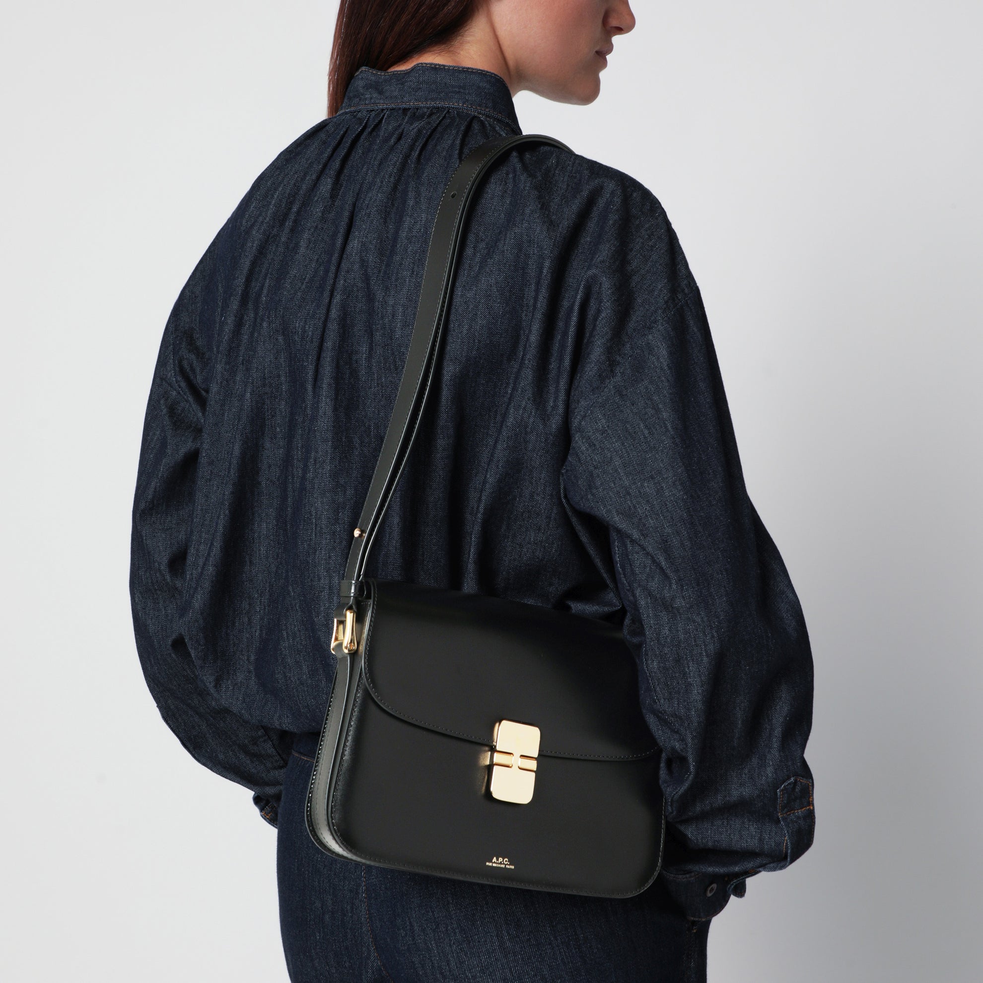 Sac Grace en cuir noir