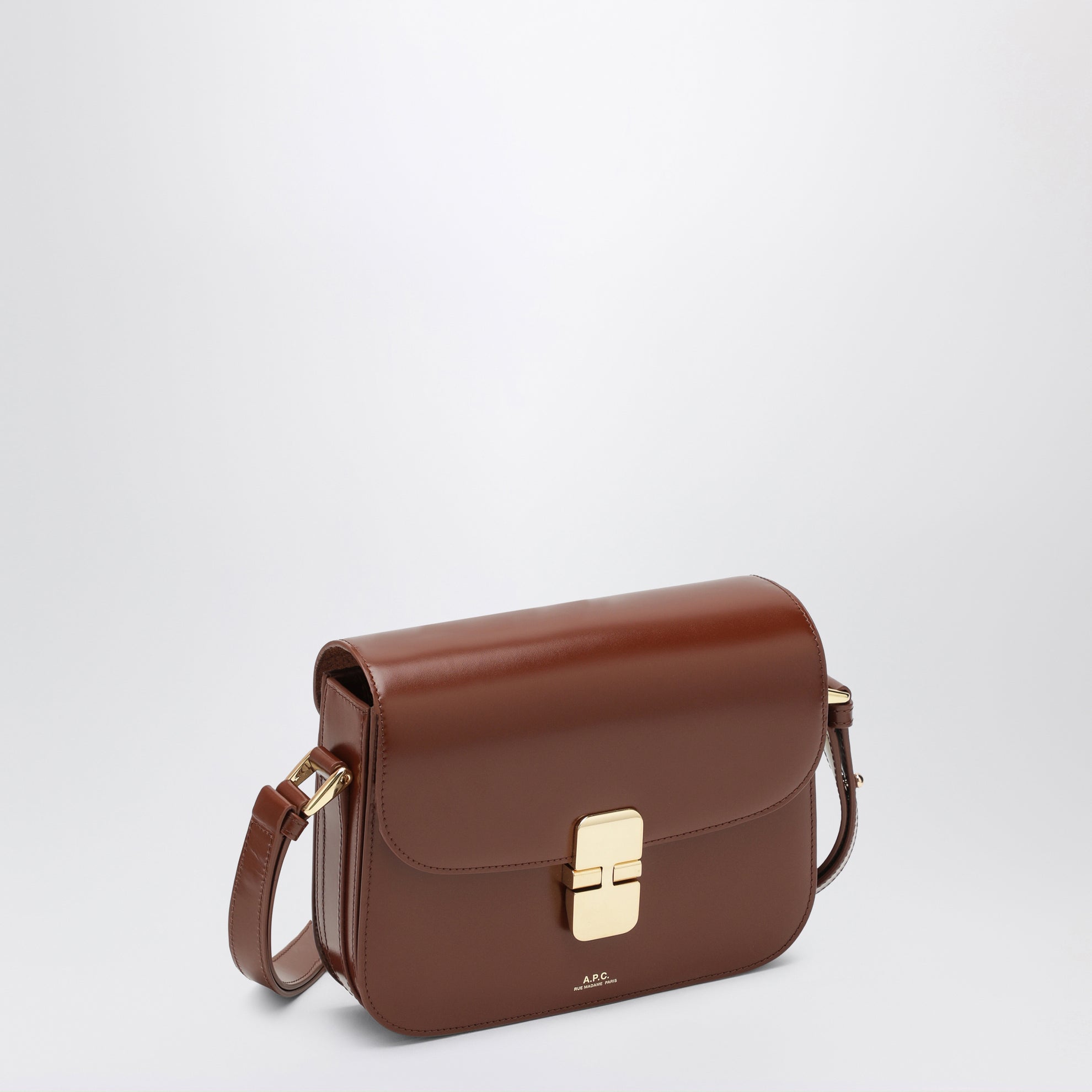 Petit sac à bandoulière Grace couleur noisette