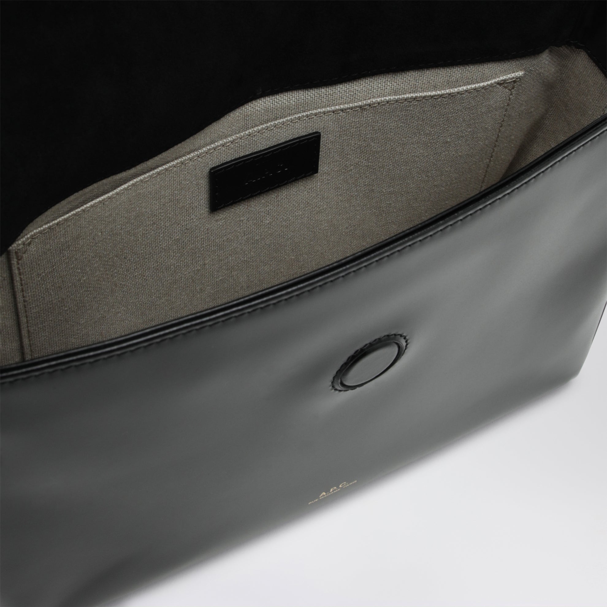 Sac bandoulière Virginie en cuir noir
