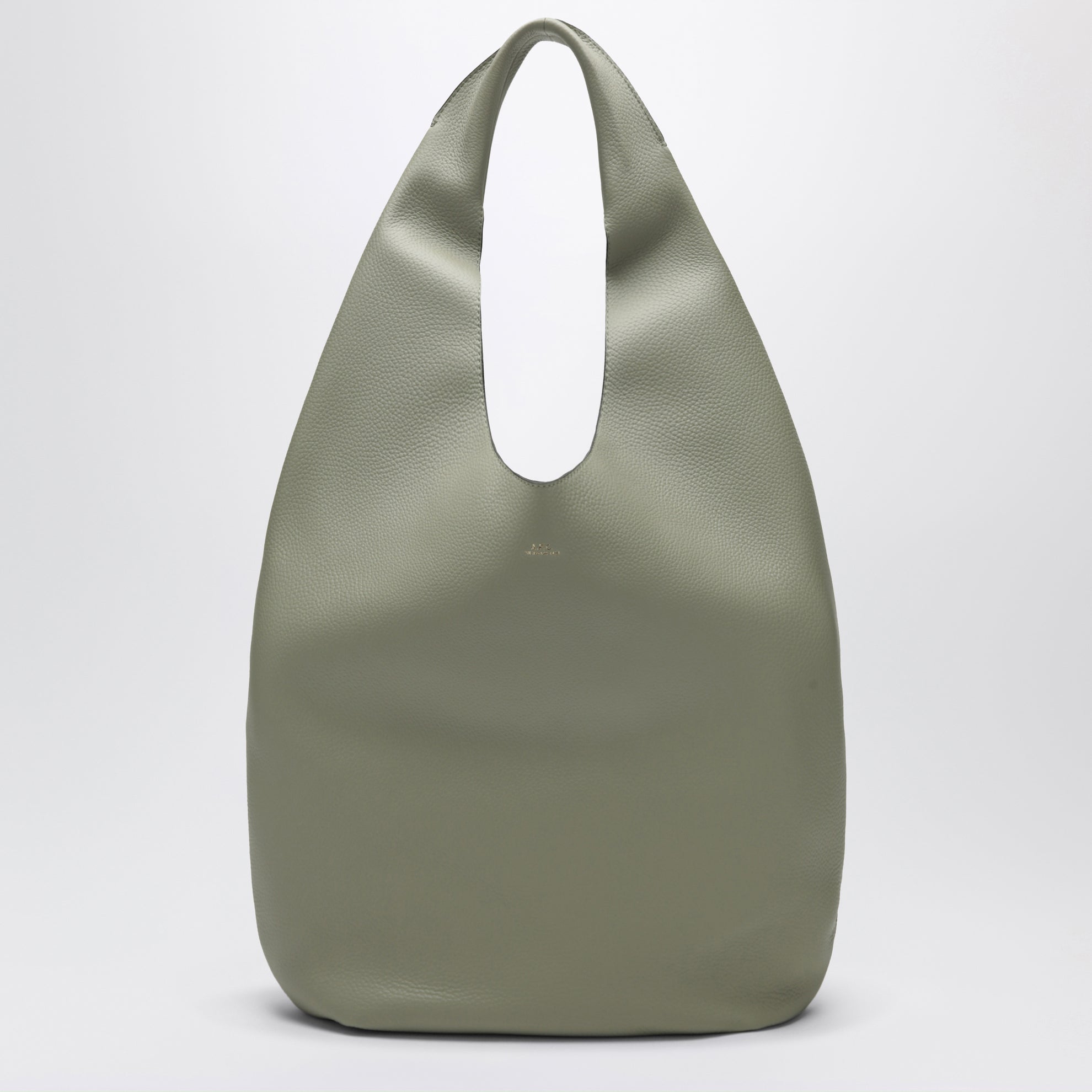 Sac en cuir vert pastel Le Neige