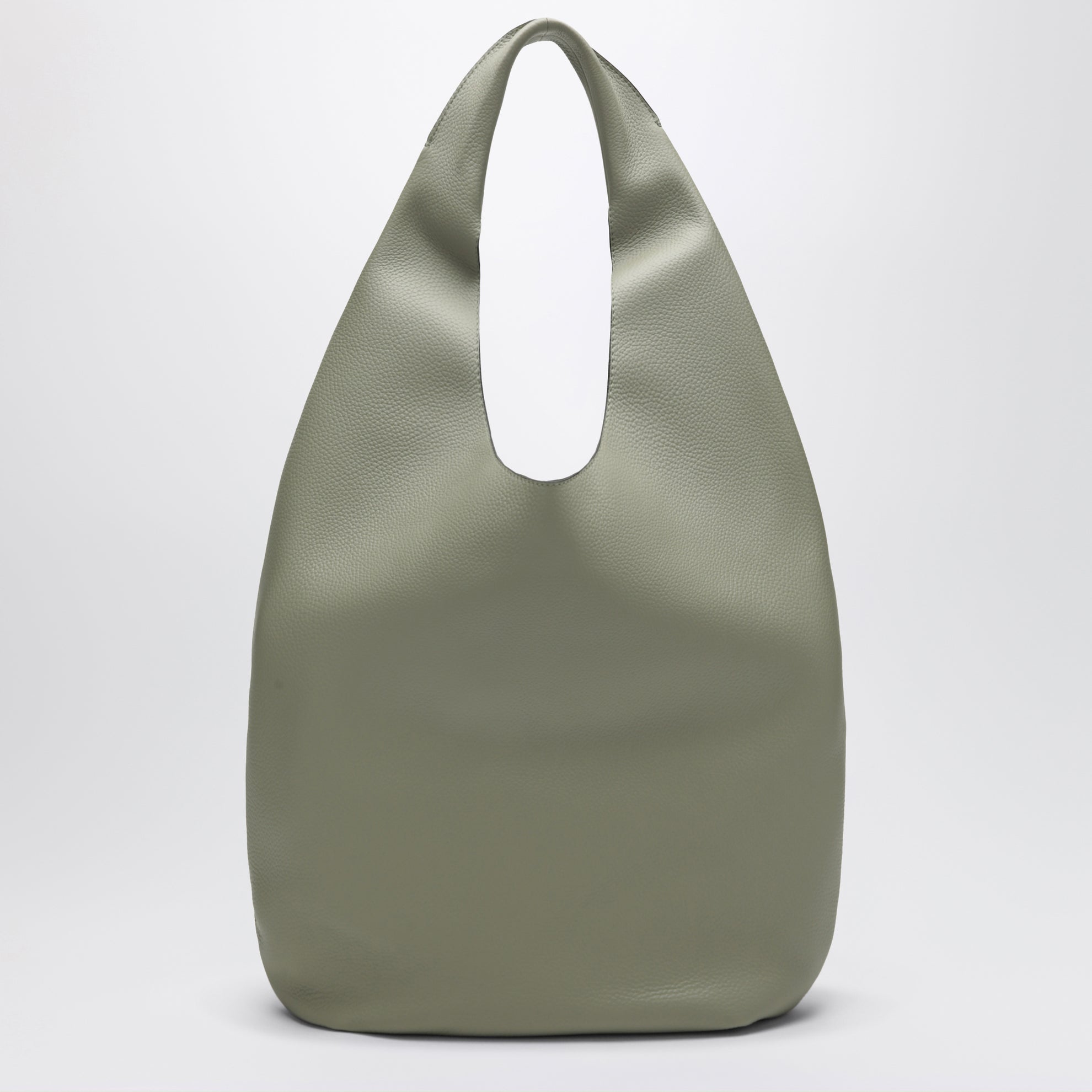 Sac en cuir vert pastel Le Neige