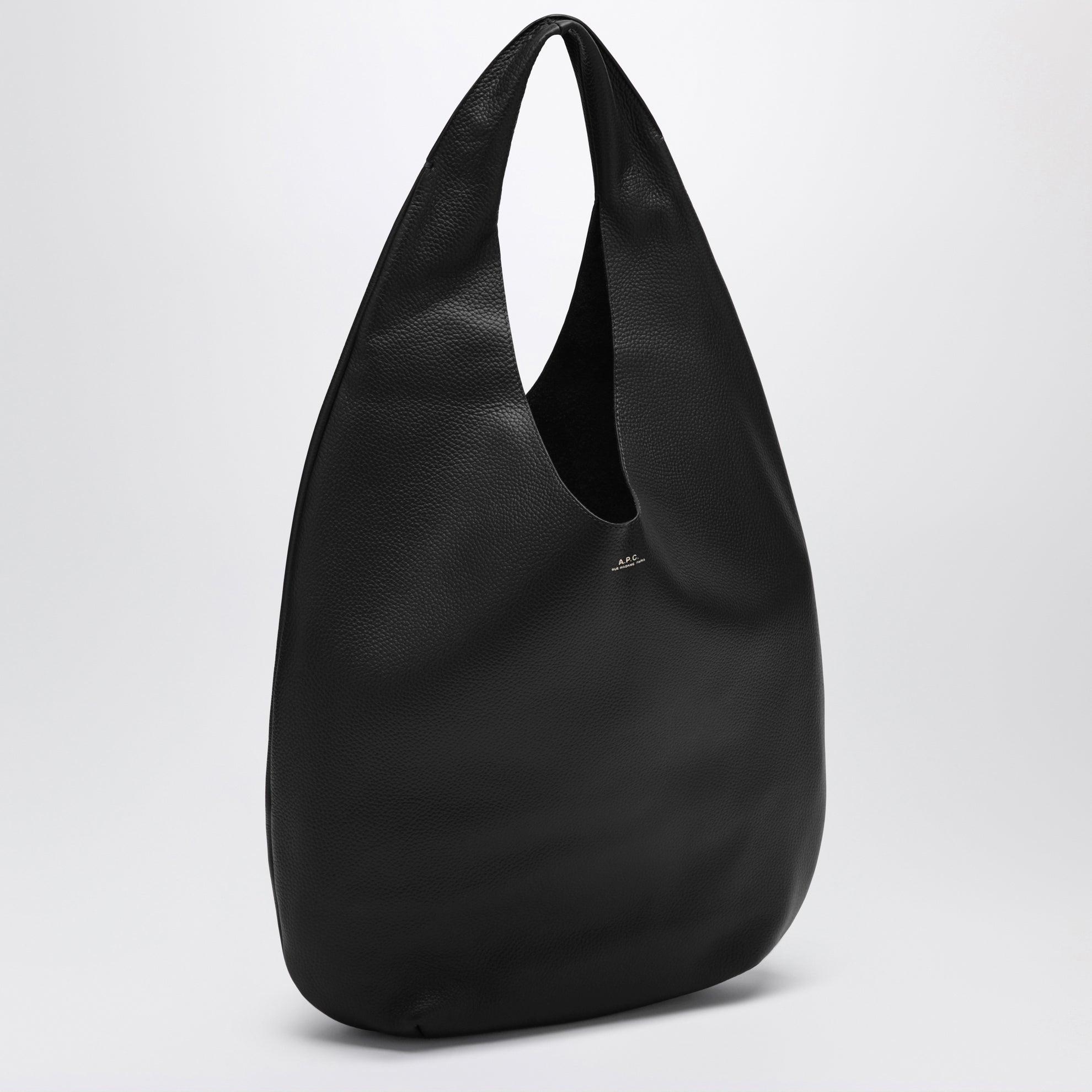Schwarze Ledertasche von Le Neige