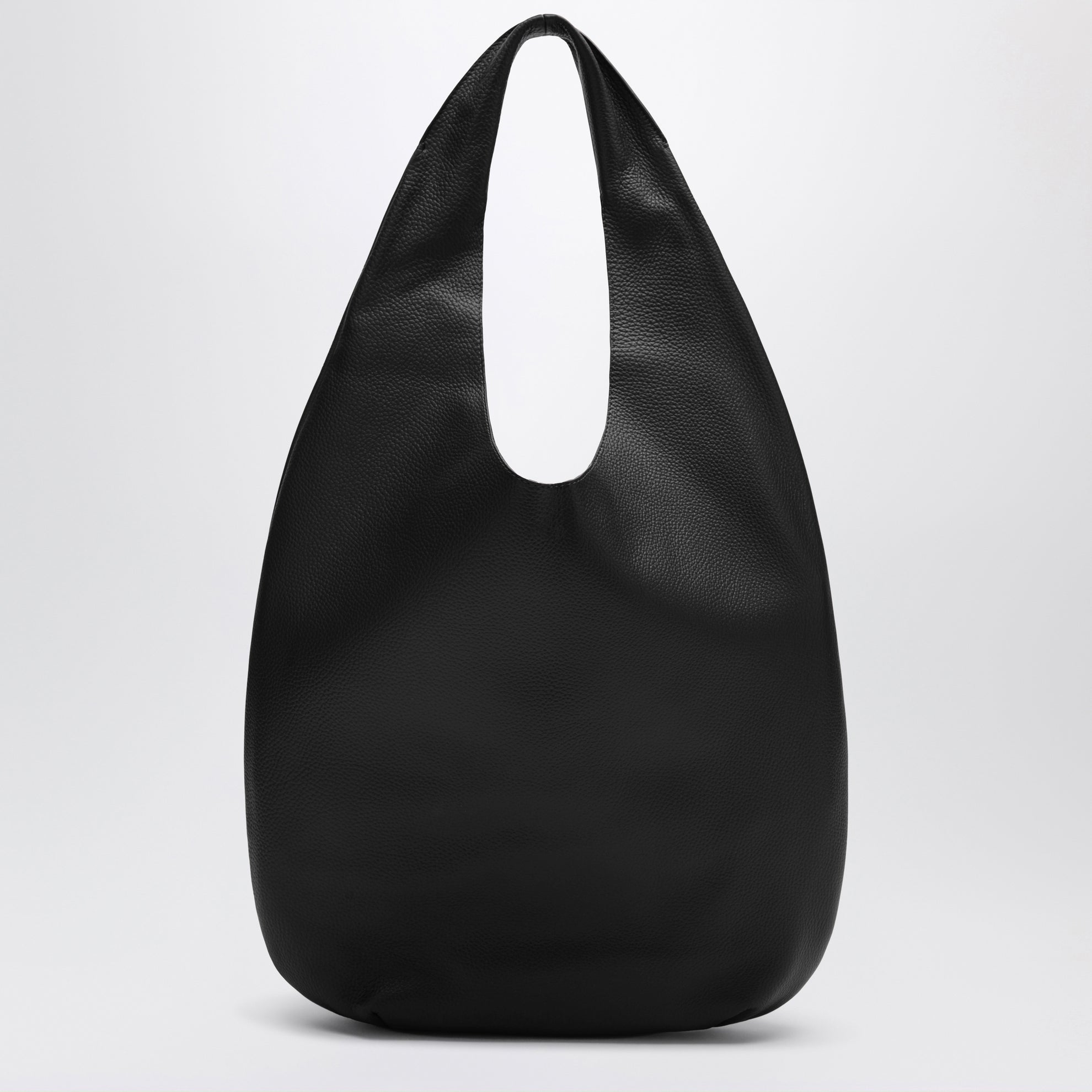 Schwarze Ledertasche von Le Neige