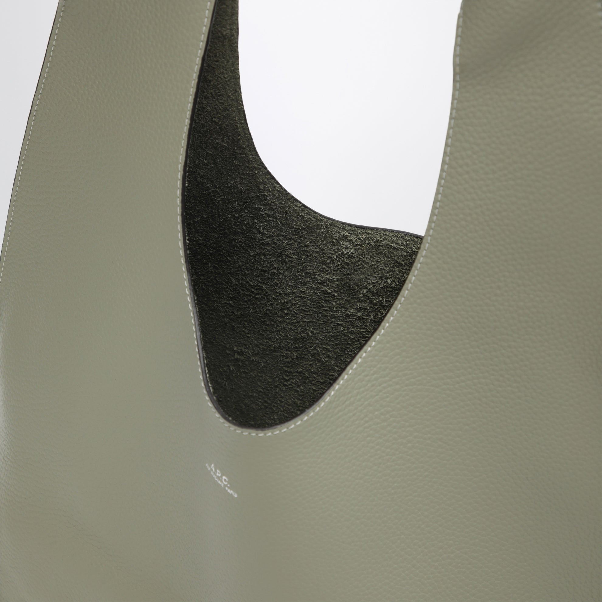Sac en cuir Neige Clou vert pastel