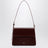 Virginie burgundy leather bag
