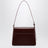 Virginie burgundy leather bag