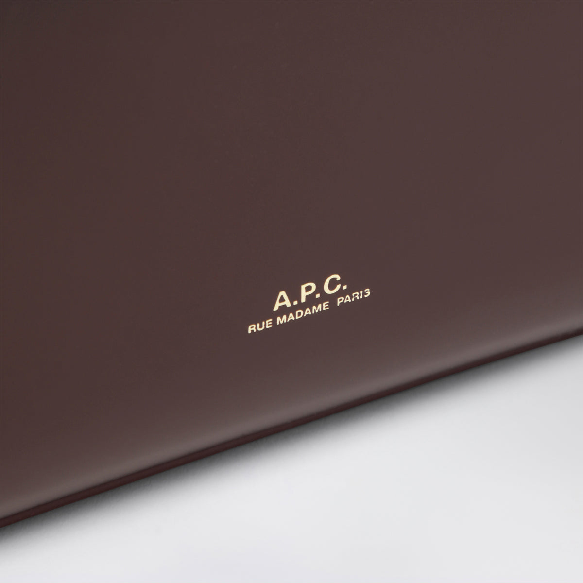 Virginie burgundy leather bag