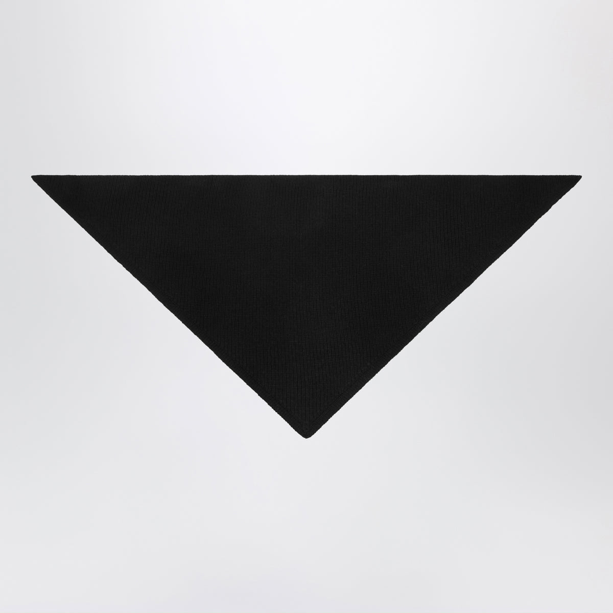 Black Pythagoras scarf in merino wool