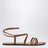 Cuoio smooth leather crossover sandals