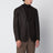Veste droite marron à motif Prince-de-Galles