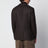 Veste droite marron à motif Prince-de-Galles