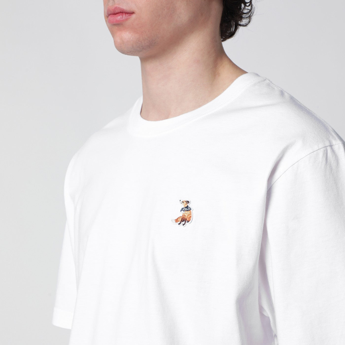 T-shirt Dreaming Fox bianca Comfort-Fit