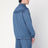 Felpa blu ardesia con frange